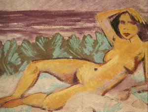 Nu allongé, vers 1914